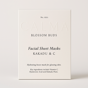 Calma Blossom Buds Kakadu & C Sheet Face Masks